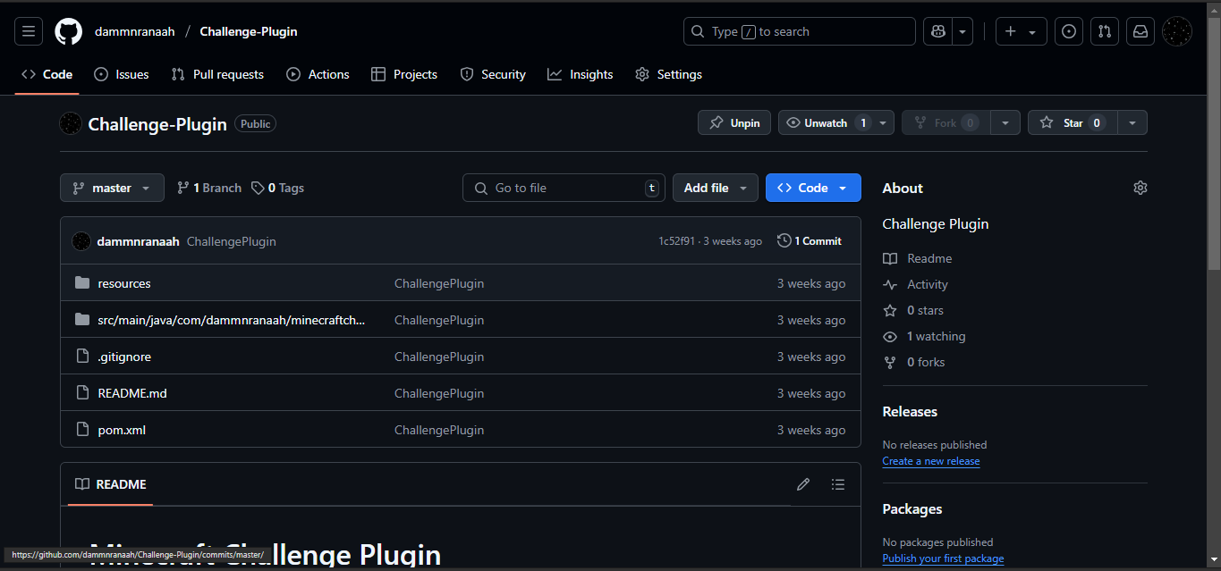 Challenge Plugin